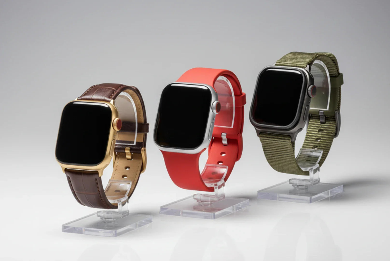 Apple Watch Armbänder im Vergleich, Leder, Nylon und Silikon