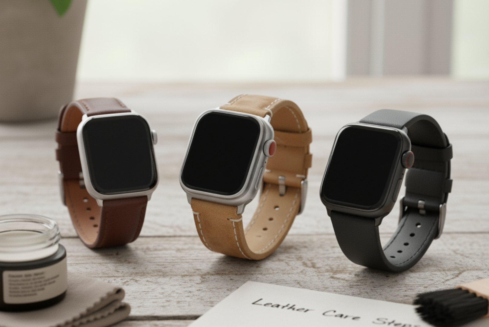 Pflege Tipps für Apple Watch Lederarmbänder