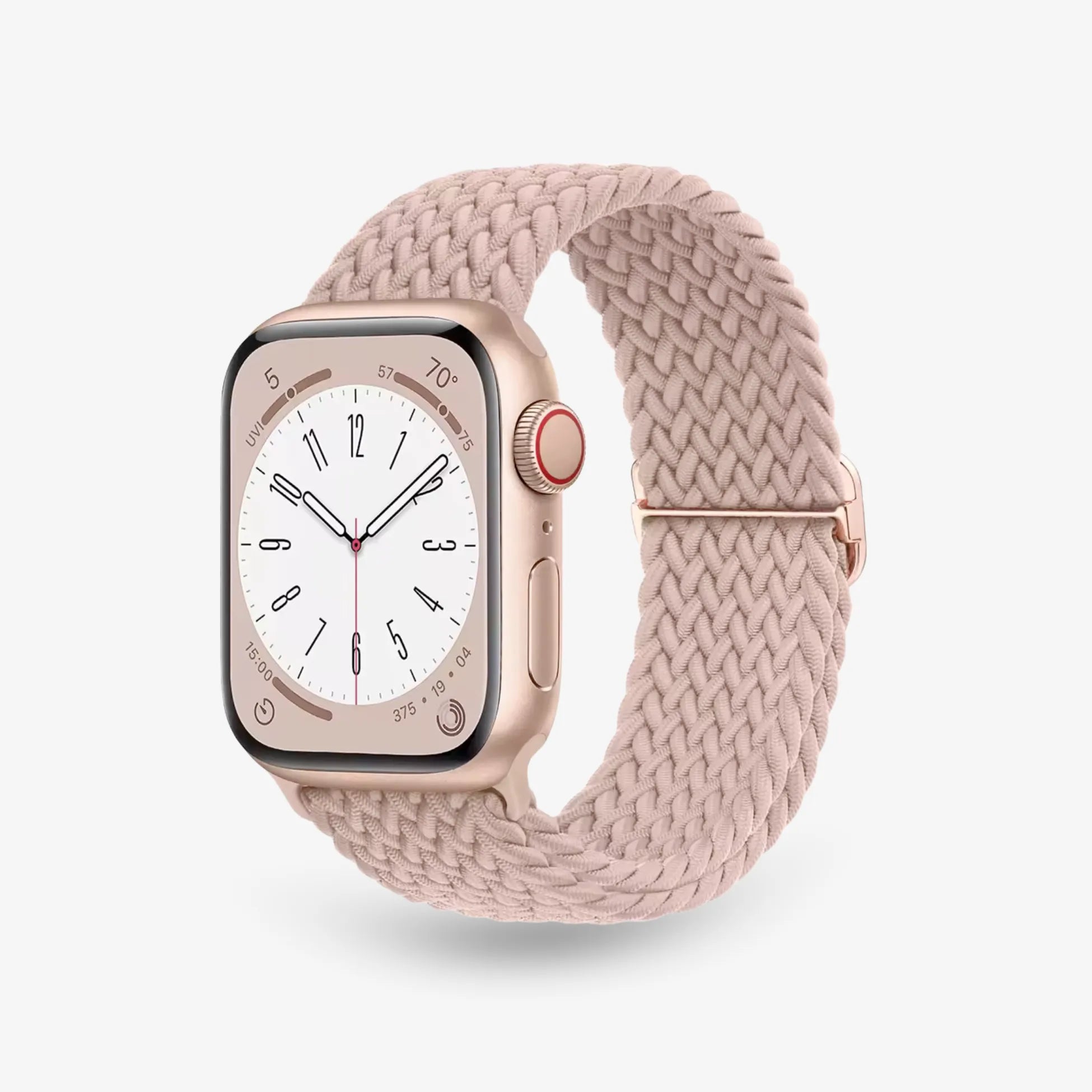 Breband Geflochtenes Loop Armband für Apple Watch in Apricot #farbe_apricot
