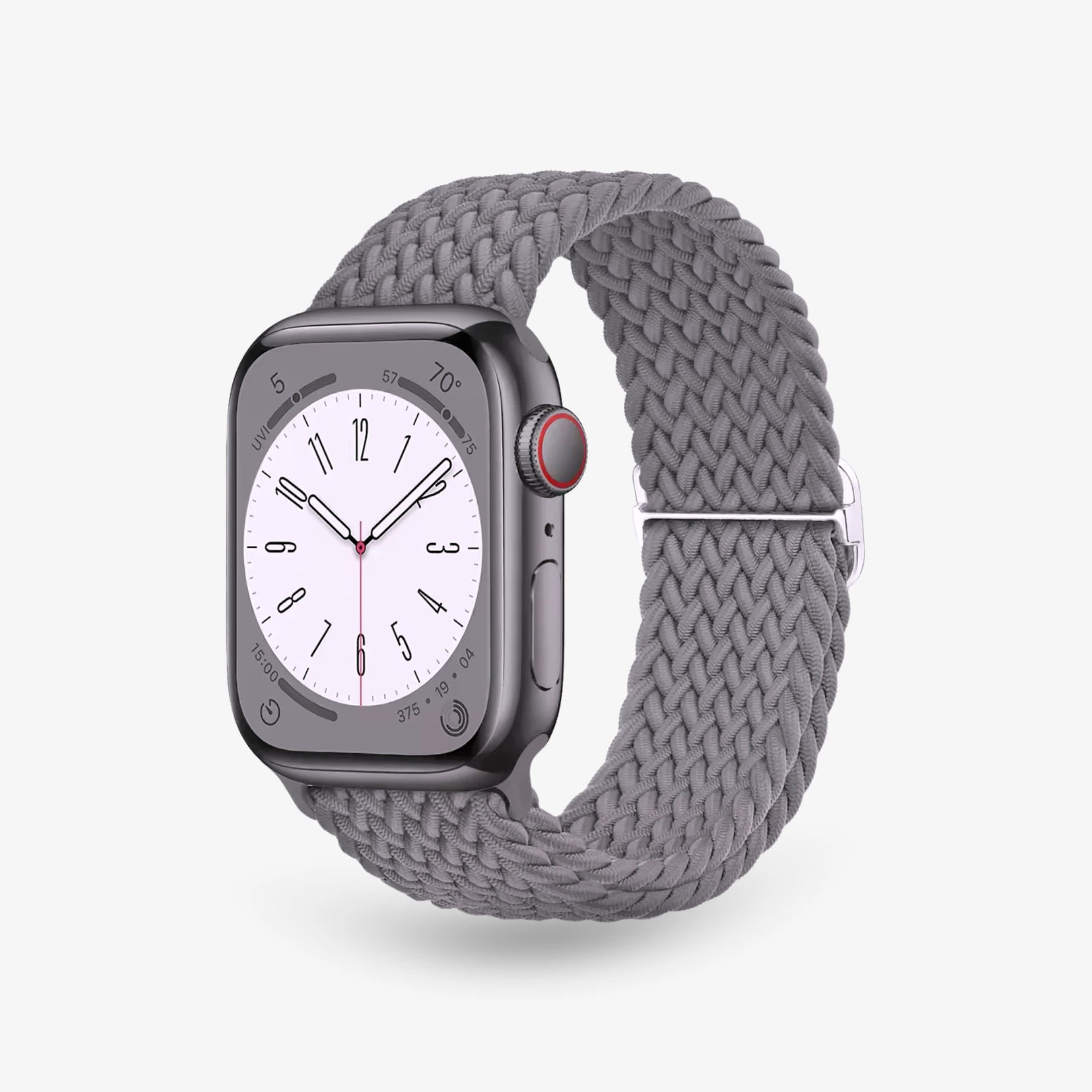 Breband Geflochtenes Loop Armband für Apple Watch in Taupe #farbe_taupe
