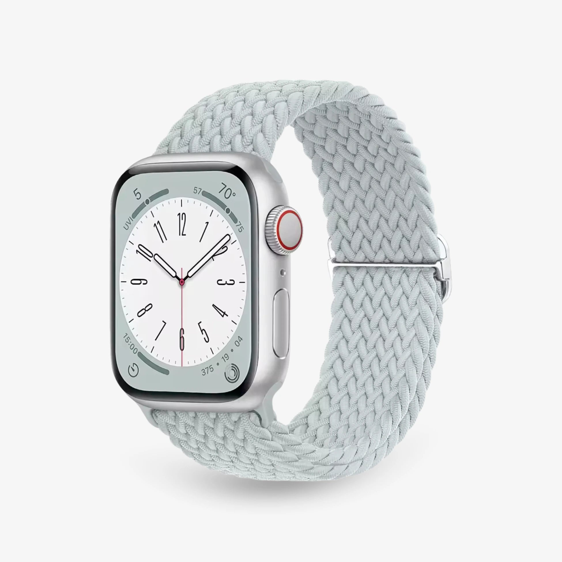Breband Geflochtenes Loop Armband für Apple Watch in Hellgrün #farbe_hellgrün