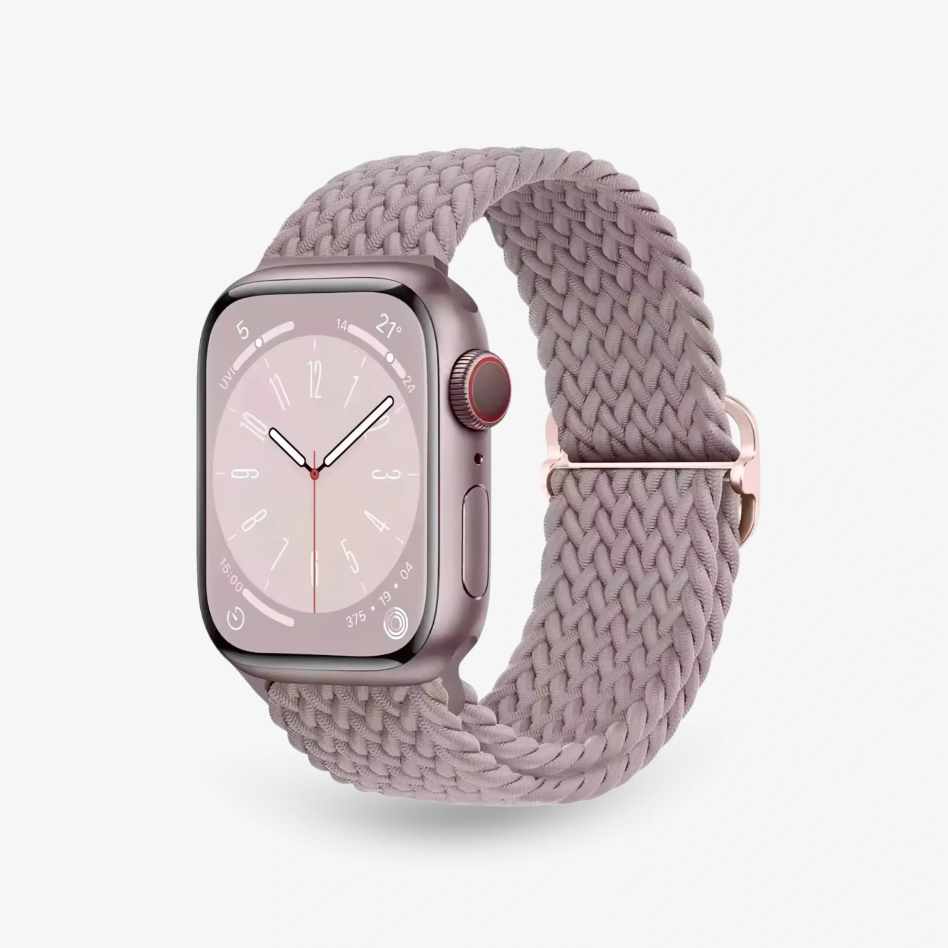 Breband Geflochtenes Loop Armband für Apple Watch in Weinrot #farbe_weinrot