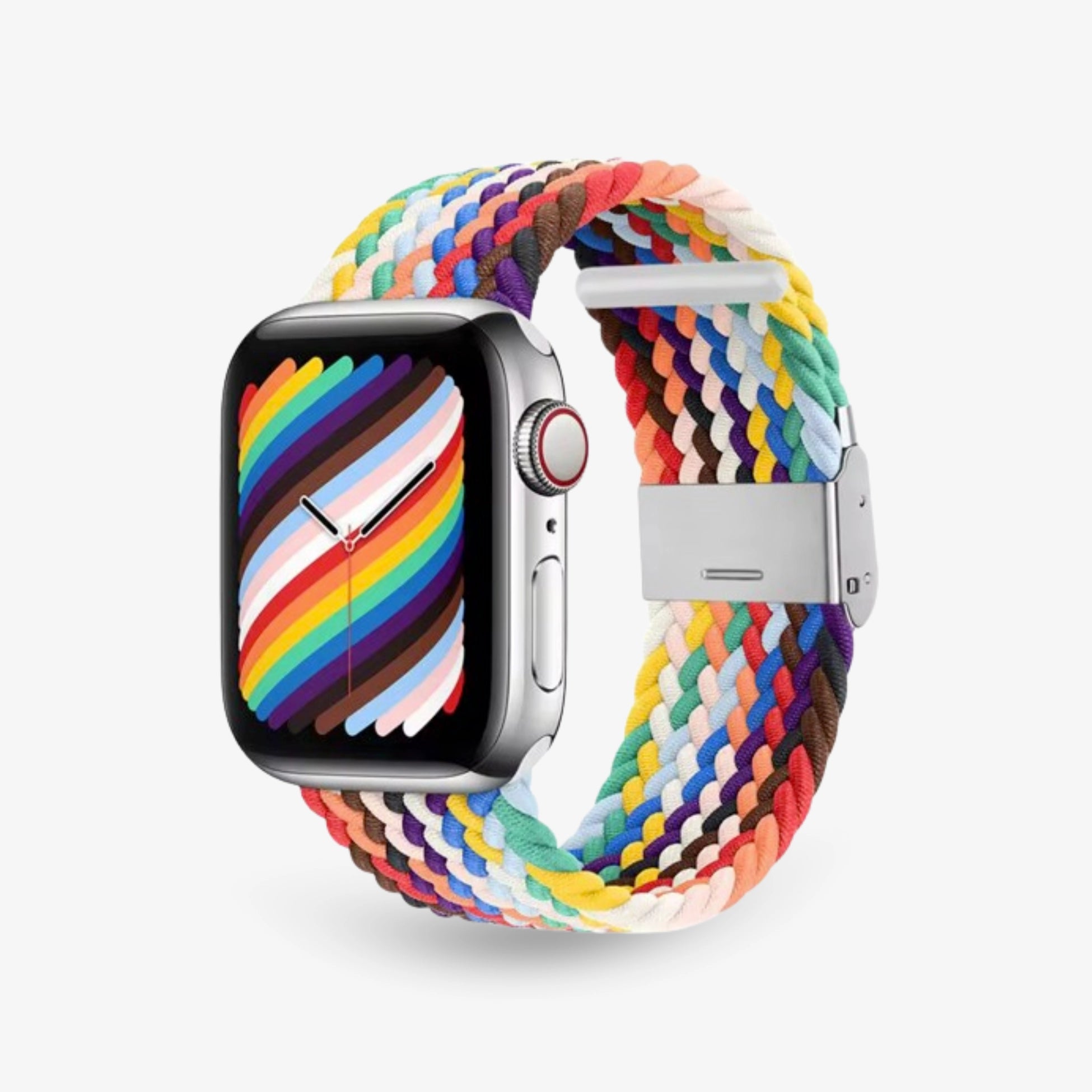 Apple Watch Armband Nylonarmband-Colorbraid Konfetti #farbe_konfetti