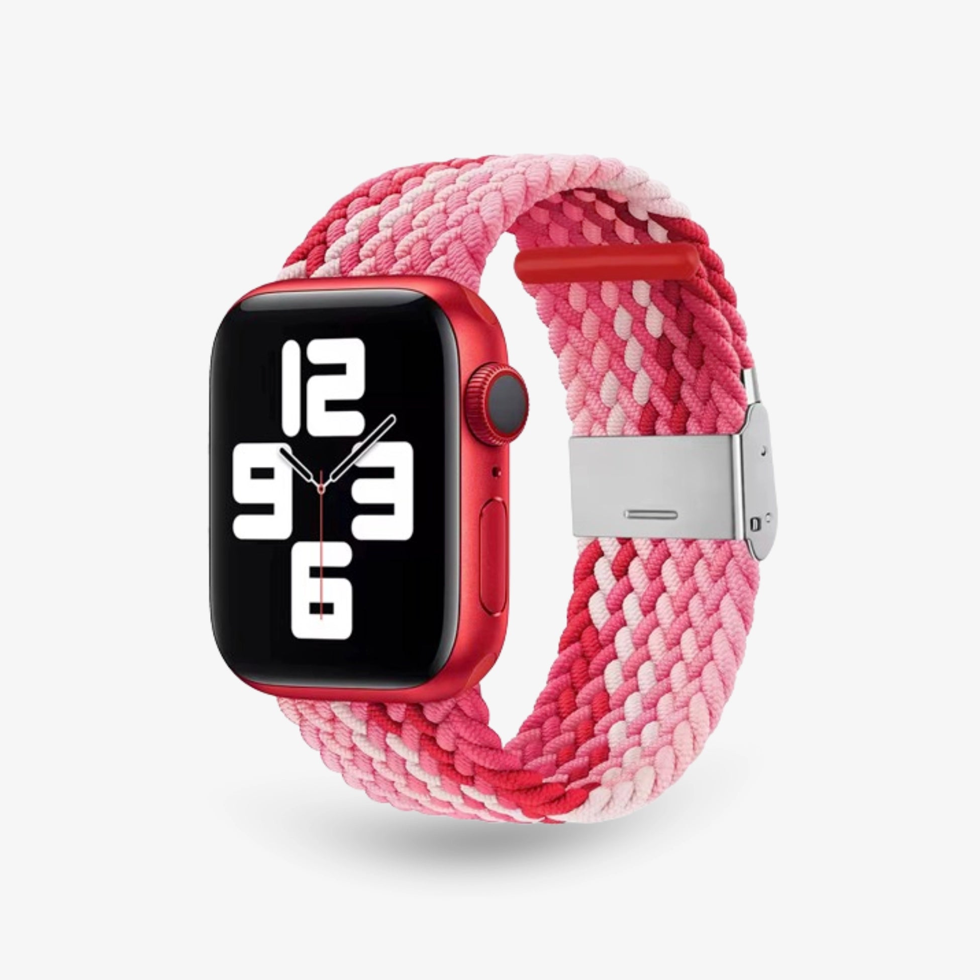 Apple watch Armband Nylonarmband Colorbraid #farbe_strawberry