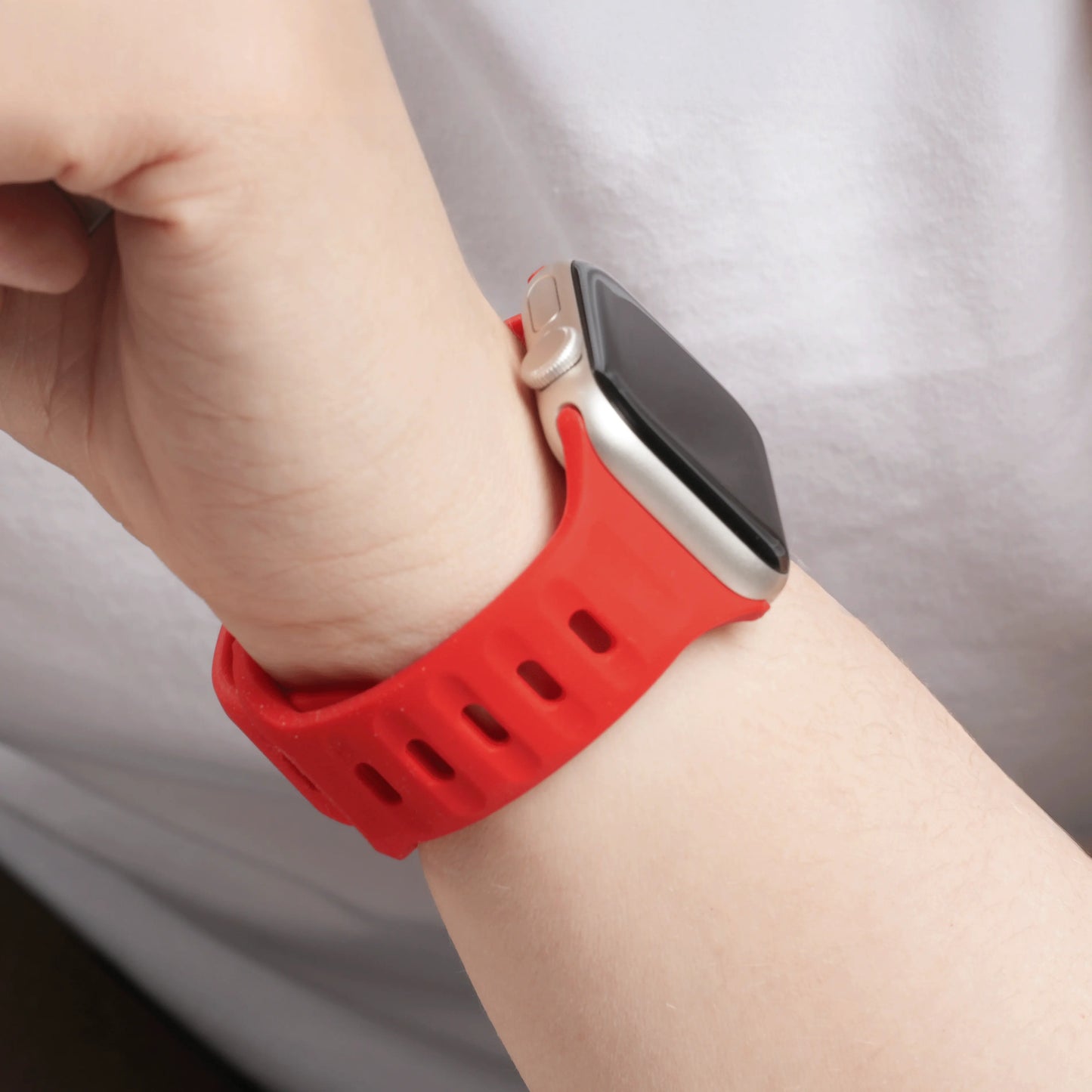 Apple Watch Active Armband in rot #farbe_rot