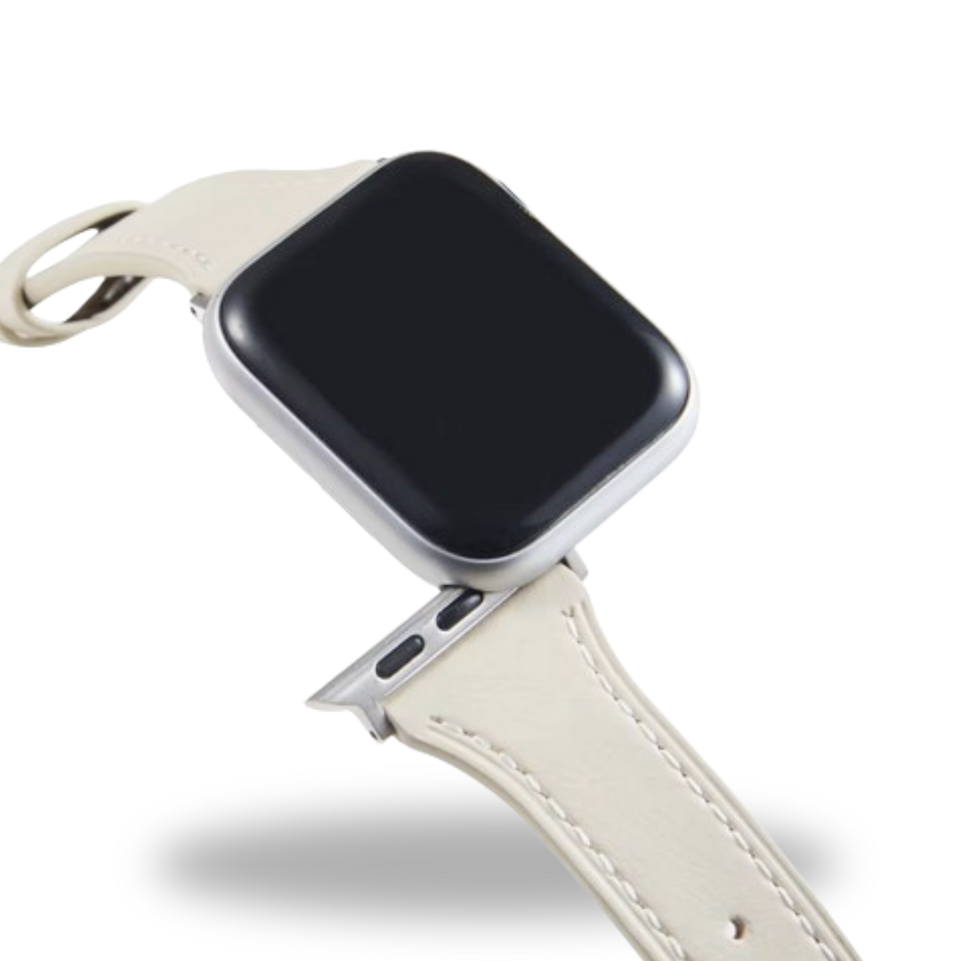 Breband Lederarmband Pastell für Apple Watch