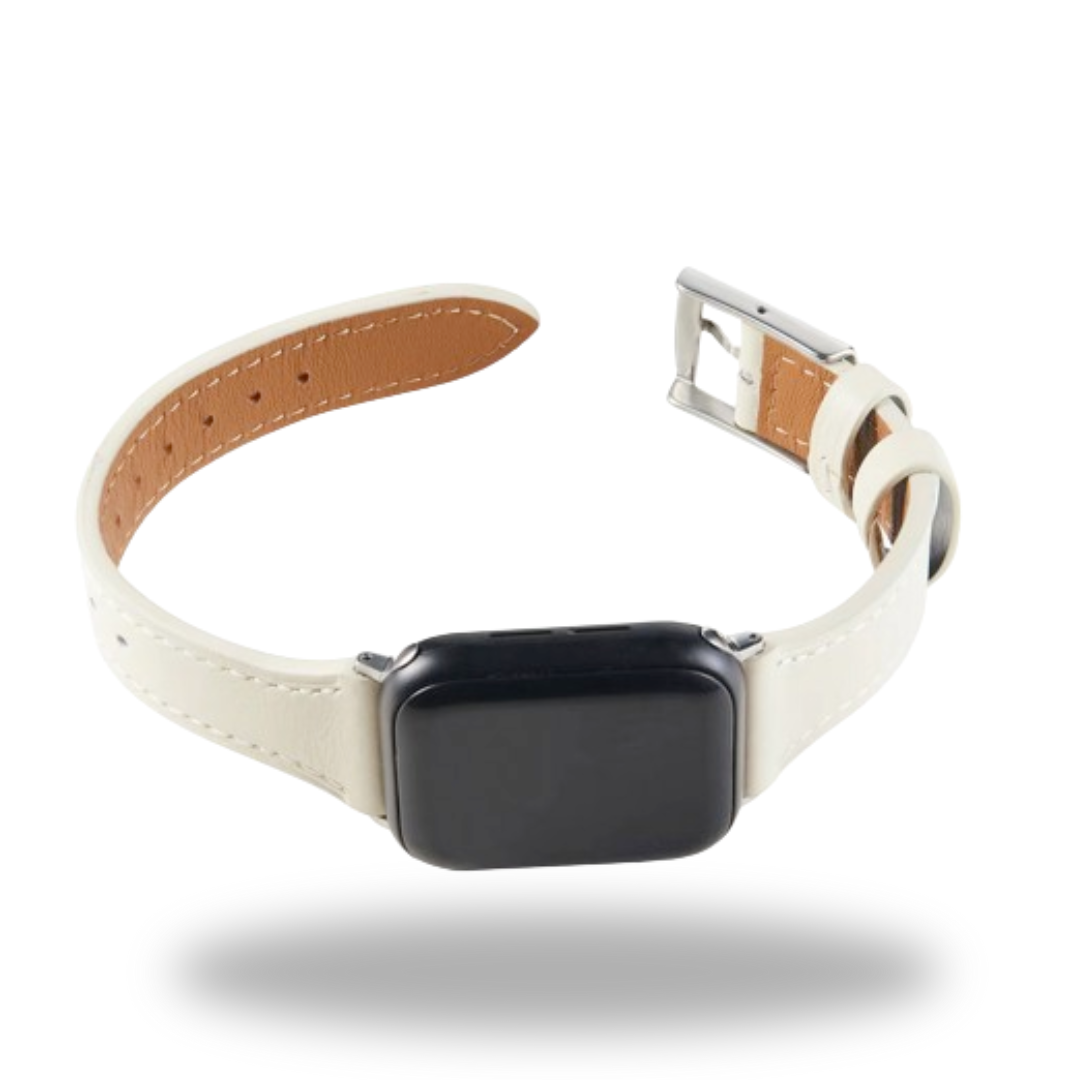 Breband Lederarmband Pastell für Apple Watch