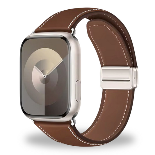 Breband Lederarmband Magnet für Apple Watch