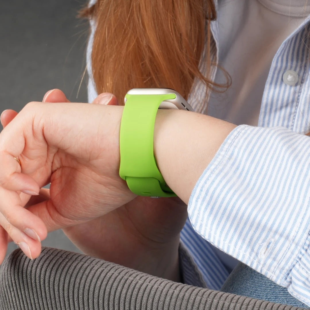Hellgrünes Butterfly Armband für Apple Watch #farbe_Hellgrün