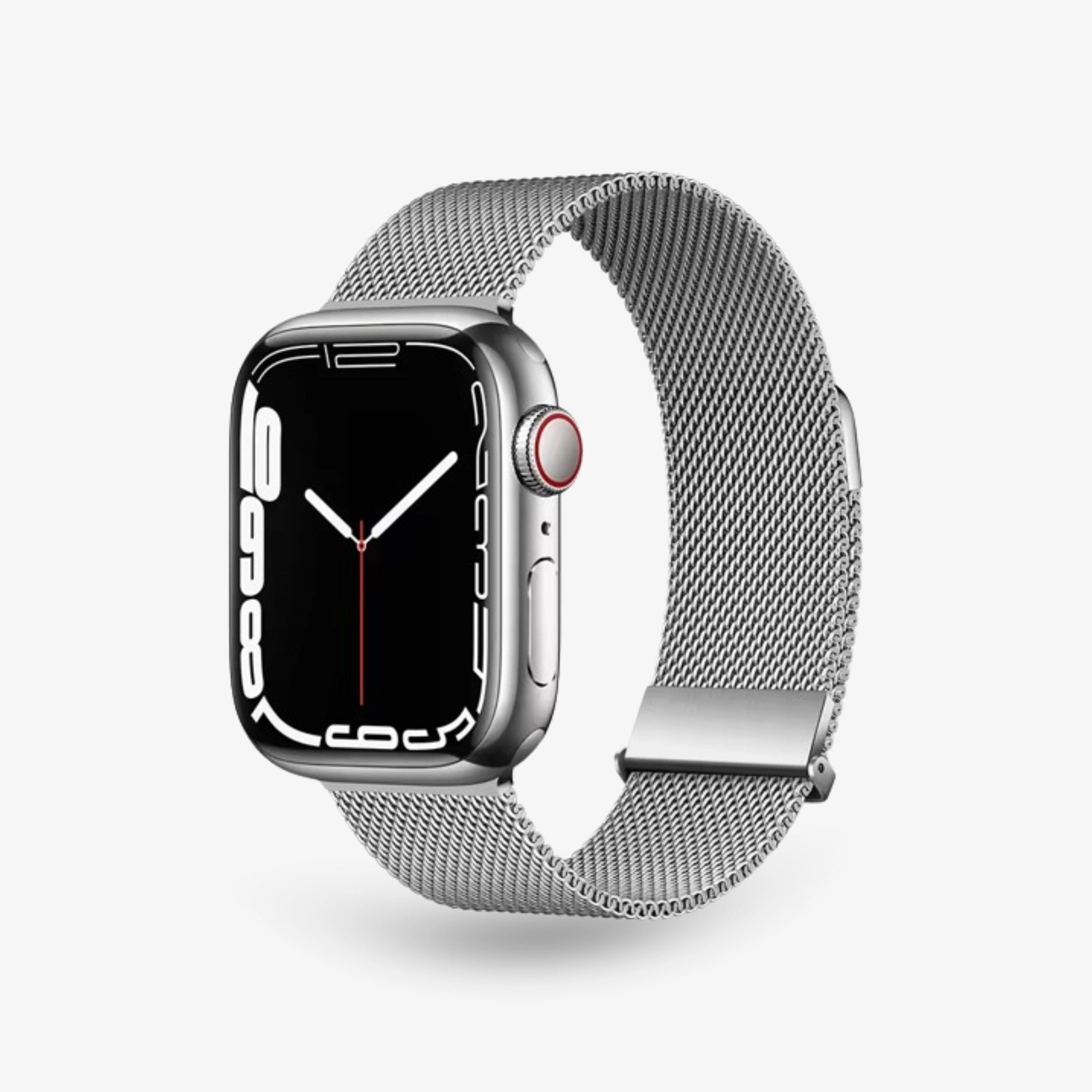 Apple Watch Milanaise Armband #farbe_silber