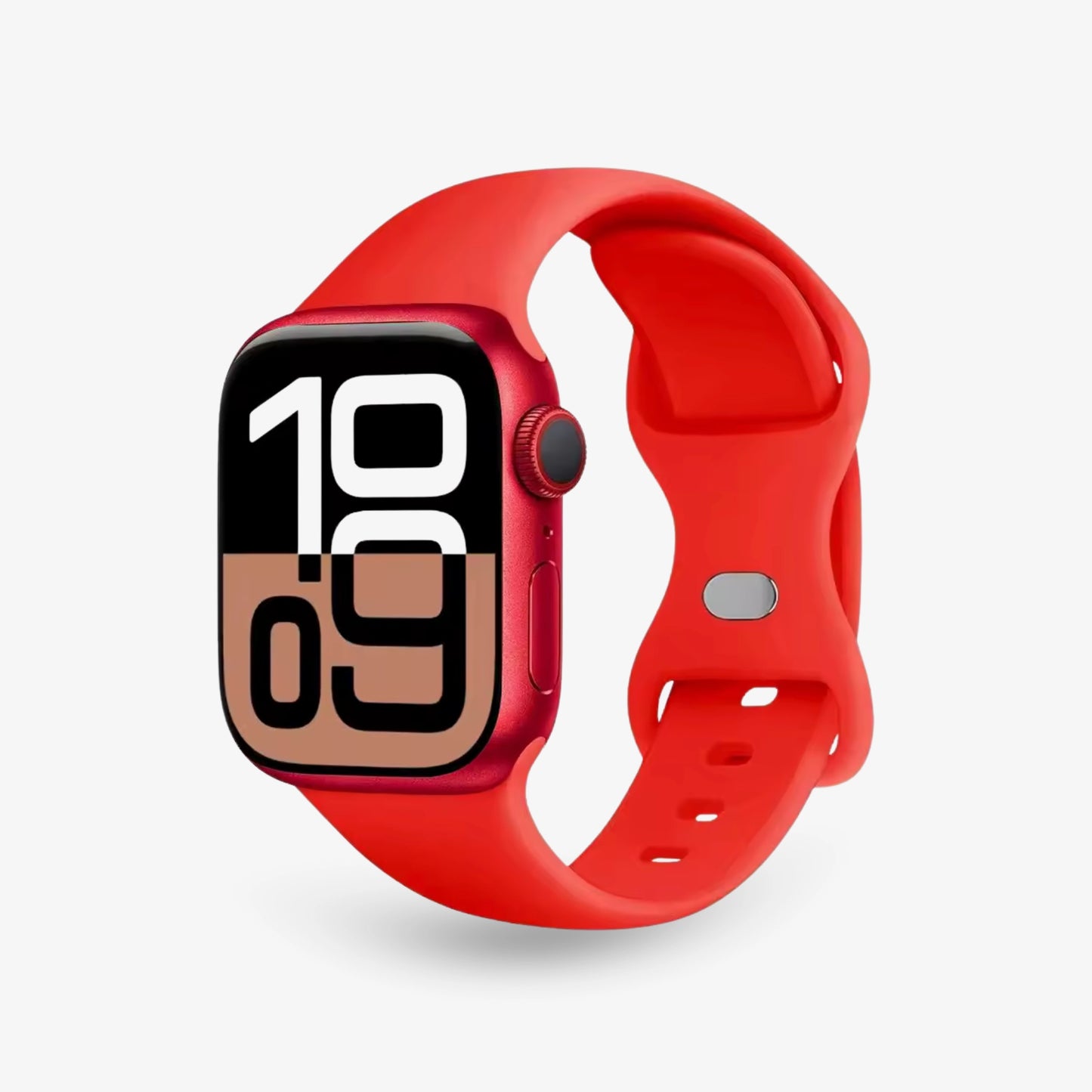 Apple watch Armband silikon butterfly in Rot von Breband #farbe_rot