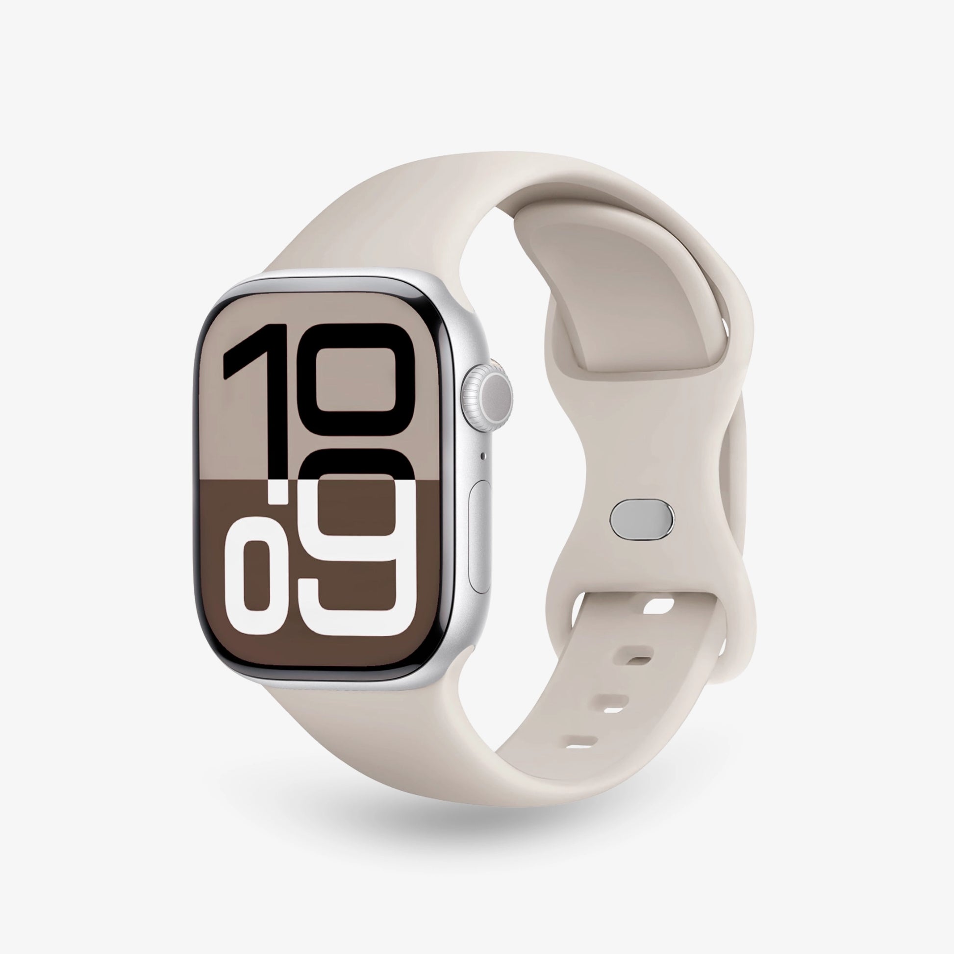 Apple Watch Silikon Amrband Butterflay von breband #farbe_sand